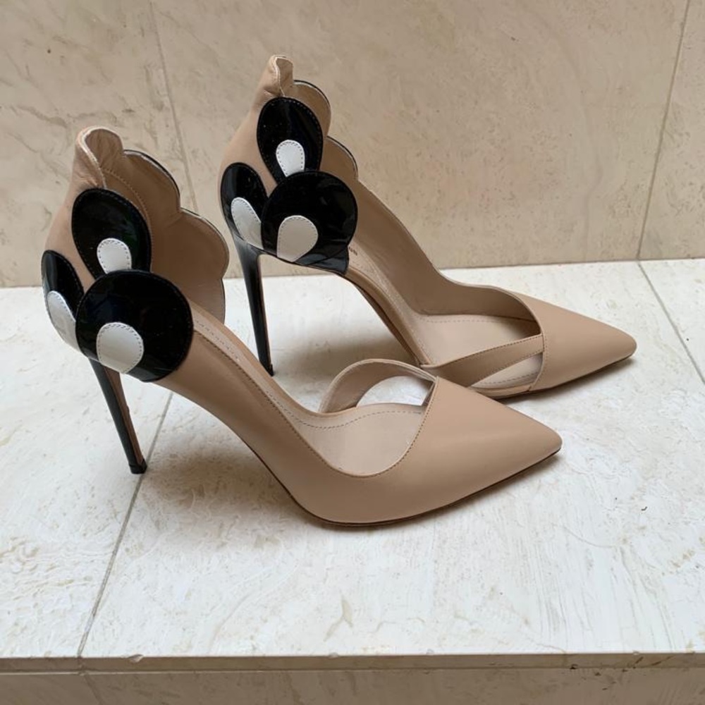 Nicholas kirkwood pointed toe leather pumps